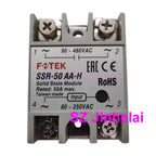 Authentic Original FOTEK Single phase Solid State Relays SSR-10AA 25AA 40AA 50AA 75AA 05DD 10DD 25DD 50DD 75DD -H