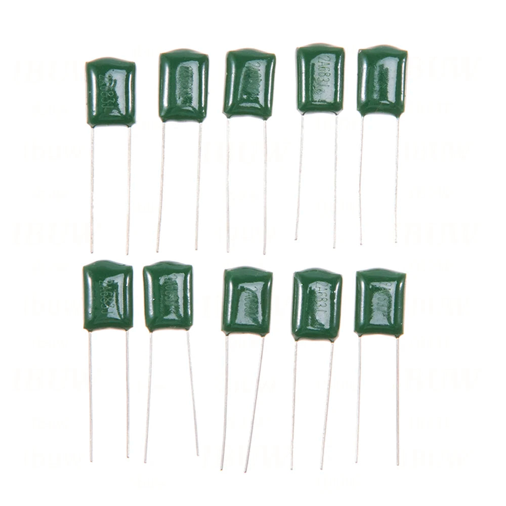 150/180/660PCS Polyester Film Capacitor Kit 100V 1nF 1.5nF 2.2nF 100nF 2A102J 2A471J 2A222J 2A392J 2A332J 2A472J 2A103J 2A473J