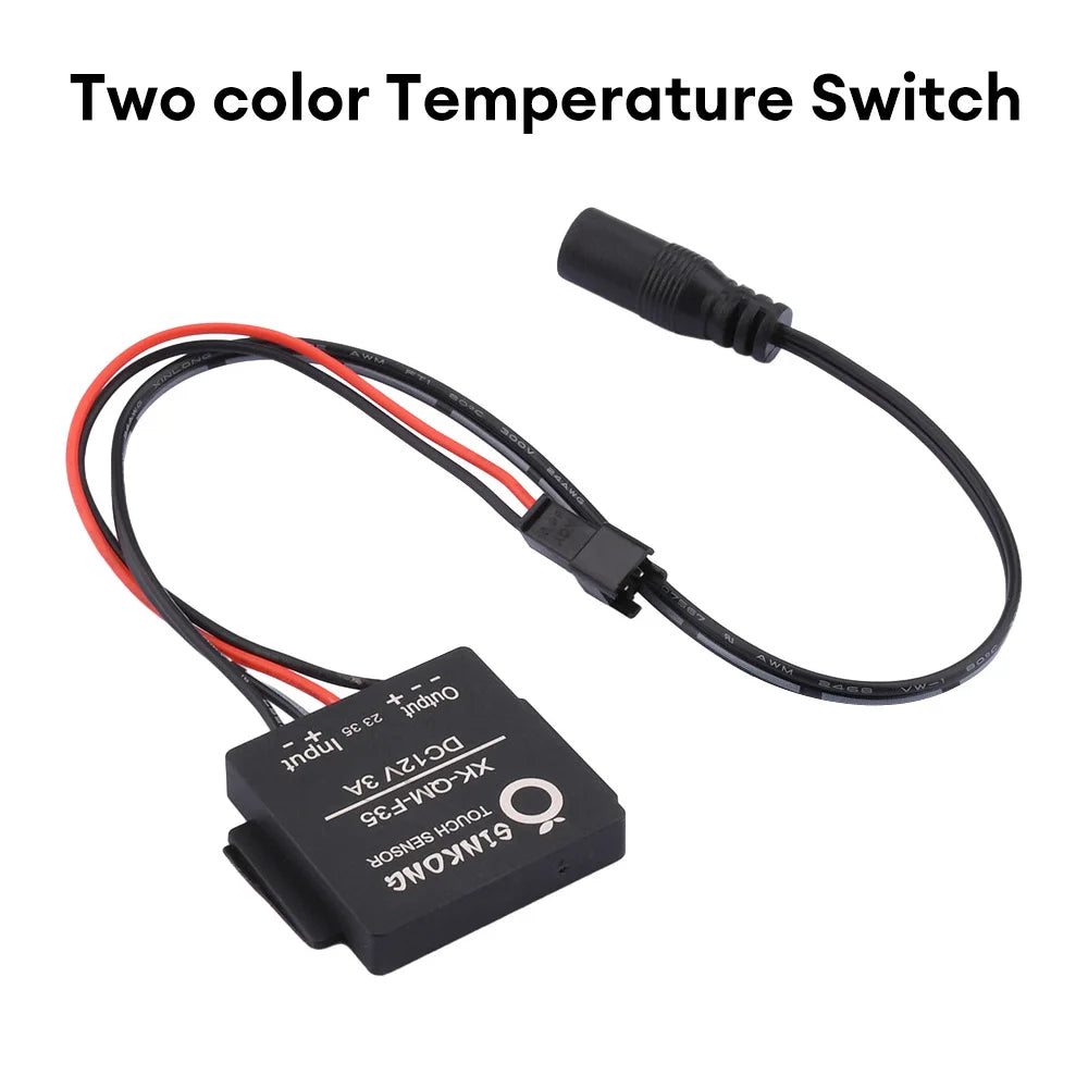 DC 12V 3A Touch Switch Sensor Stepless LED Inductive Dimmer Bathroom Mirror Lamp Dimming Control Switch for Led Light Mirror