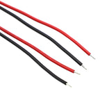 1pcs Battery DC Power plug connector DIY dc waterproof jack female socket 5.5 X 2.1 mm 5.5X2.5mm with Wire Waterproof cap