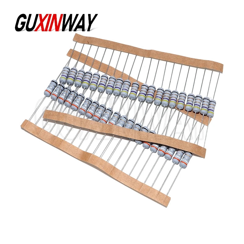 20pcs 1W 5% Wire Wound Resistor Fuse Winding Resistance 0.1R 0.33R 1R 2.2R 3R 4.7R 5.1R 6.8R 10R 22R 68R 100R 200R 510R 0.1 Ohm
