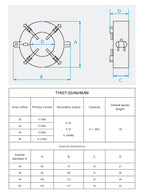 Circuit Open 60mm Aperture Current Transformer Power Measurement AC  Ct 300/5A Class 0.5 Low Voltage