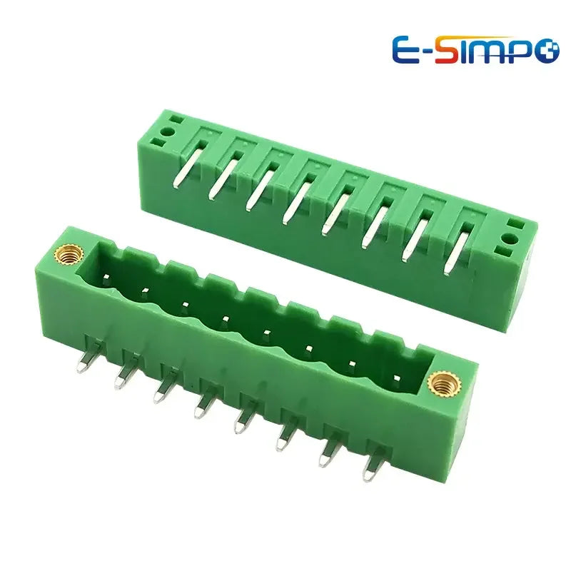 10pcs/5sets 5.08mm 0.2in Plug PCB Wire Terminal Block 2EDGKM 2EDGVM 2EDGRM-5.08mm Male Wafer 2-24P Female Socket MSTBV2.5-GF STF