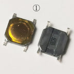 50pcs 4.8x4.8/4.5x4.5Super Tiny Momentary Push Button 12V Tactile Button Reset Button Switch 4Pin SMD Phone Screen Toy Use