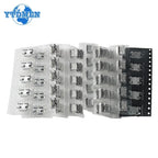 60pcs Socket Connector 5Pin Micro USB Socket Connectors Assortment Set 12 Models SMD DIP Electronics Kit