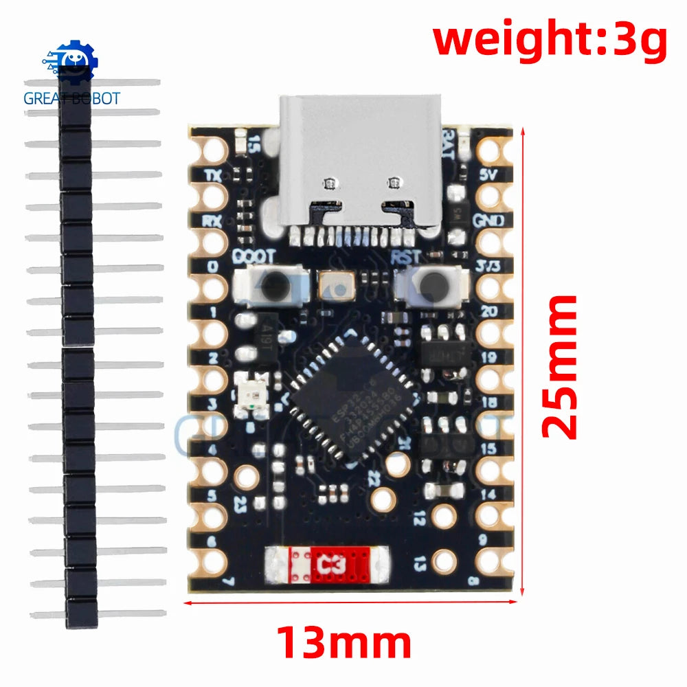 1~10PCS ESP32-C6 SuperMini Development Board Microcontroller Programming Learning Controller Core Board