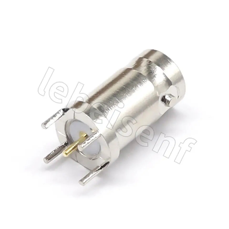 BNC-KE copper BNC/Q9 female PCB soldering board straight plug BNC connector four-legged soldering board BNC female seat 50 ohm