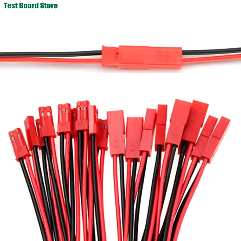 10/20/50PCS 100mm/300mm Male Female Connector JST Plug Cable For RC BEC Battery Helicopter DIY FPV Drone Quadcopter