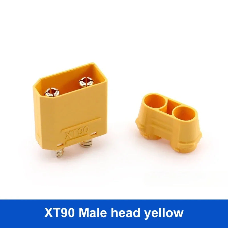 30A XT90NE Lithium Battery Charging Connector Wire Fixed Female Head Welded Type Gold-plating XT90 Terminal Male New Energy Plug