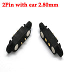 1sets 2A 2Pin DC Magnetic Pogo Pin Connector 2 Pin Pogopin Male Female Spring Loaded DC Power Socket Pitch 2.80mm