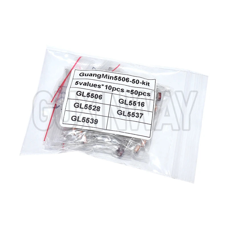 50PCS/lot LDR Photo Light Sensitive Resistor Photoelectric Photoresistor 5528 5506 5516 5537 5539 GL5528 For Arduino