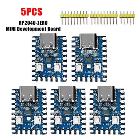 1-10PCS RP2040-Zero RP2040 for Raspberry Pi Microcontroller PICO Development Board Dual-core Cortex M0+ Processor 2MB Flash XCW