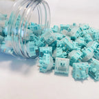 HMX Blue Star Silent Switch Tactile 5 Pins Mechanical Keyboard Accessories RGB POM PC PA66 Mute Swith Factory lubed for Hot Swap