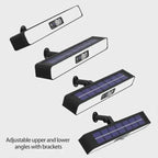 Outdoor Solar Wall Led Light with Human Body Motion Sensor 3 Modes Garden Terrace Garage Courtyard Waterproof Street Lighting