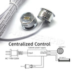 Mini Smart Touch Dimmer Switch DC 12V 24V 3Pin Quick Connect for LED Cabinet Light Drive Power Sensor Centralized Control On/Off