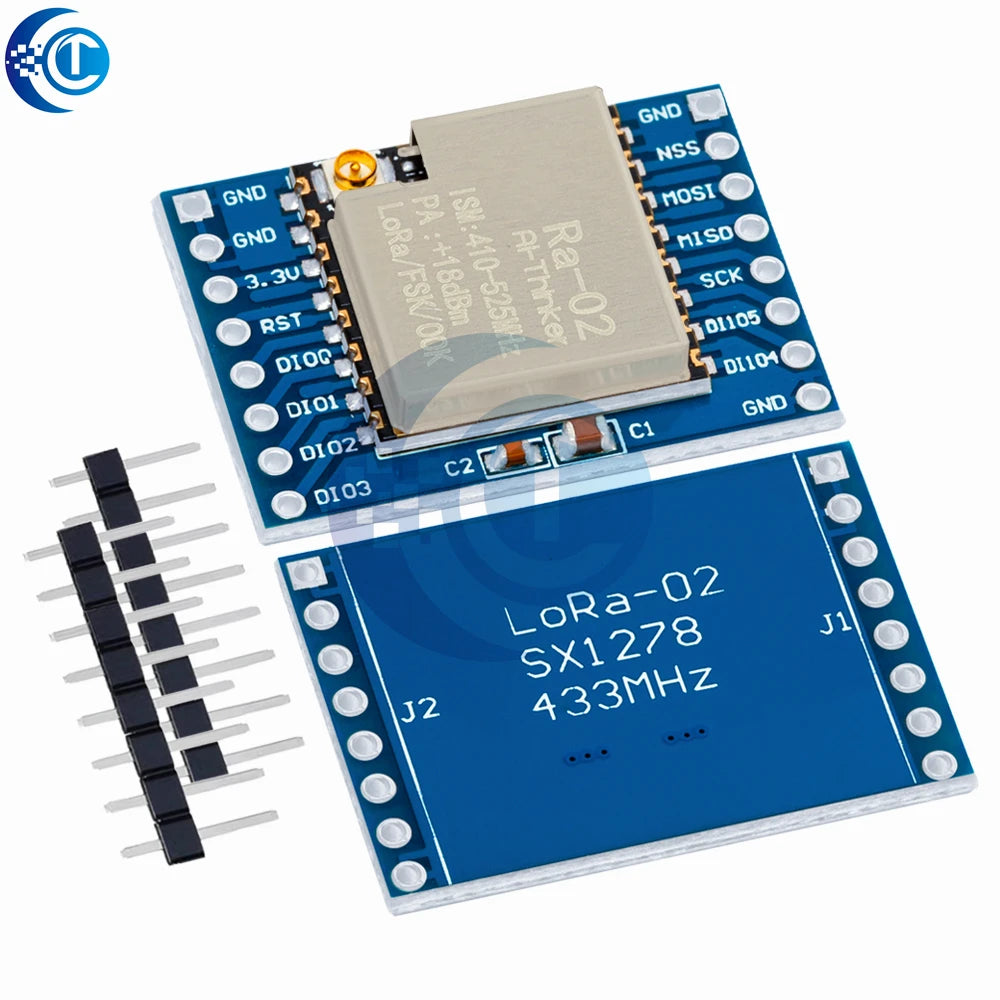 433MHZ SX1278 LoRa Module 433M 10KM Ra-02 Wireless Spread Spectrum Transmission Board 2.4G IPX Antenna for Smart Home