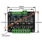 High-Speed 4-Channel N-Channel MOSFET Module Optocoupler Isolated Signal Amplification Control Board for PLC  Microcontrollers