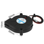 1 Pcs 4020/5015 Blower Turbo Cooling Fan Brushless DC 5V&12V&24V 3D Printer With 2Pin Dupont Wire Cooler 30cm Wire for J-head