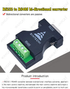 RS-232 RS232 to RS-485 RS485 Interface Serial Adapter Converter NEW