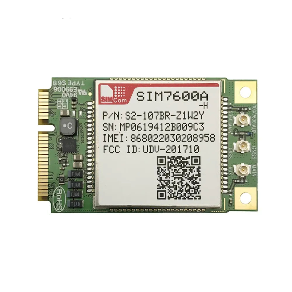 SIMCOM LTE Cat4 Mini Pcie 4G Module SIM7600G-H SIM7600E-H SIM7600SA-H SIM7600JC-H SIM7600A-H SIM7600V-H SIM7600E-H1C SIM7600
