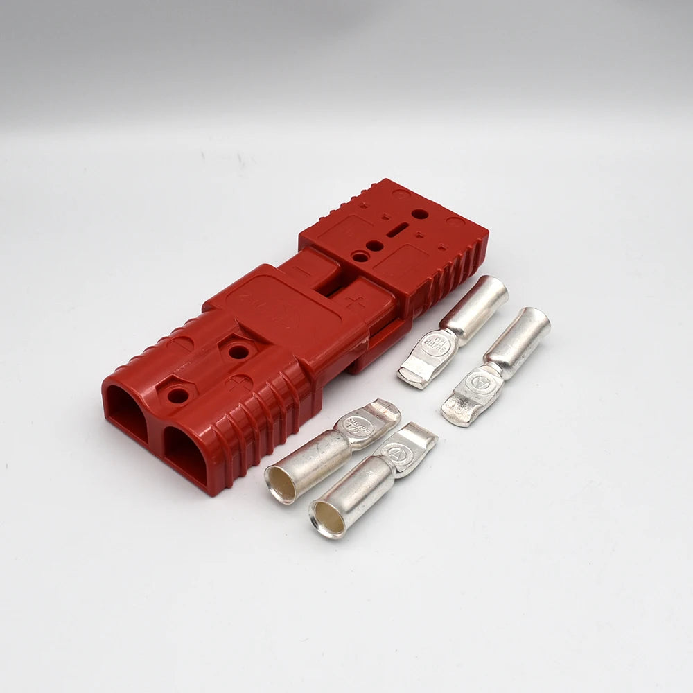 2PCS  50A 120A 175A 350A 600V Plug Cable Terminal Battery Power Connector Kit Quick Plug Battery Charging Connector
