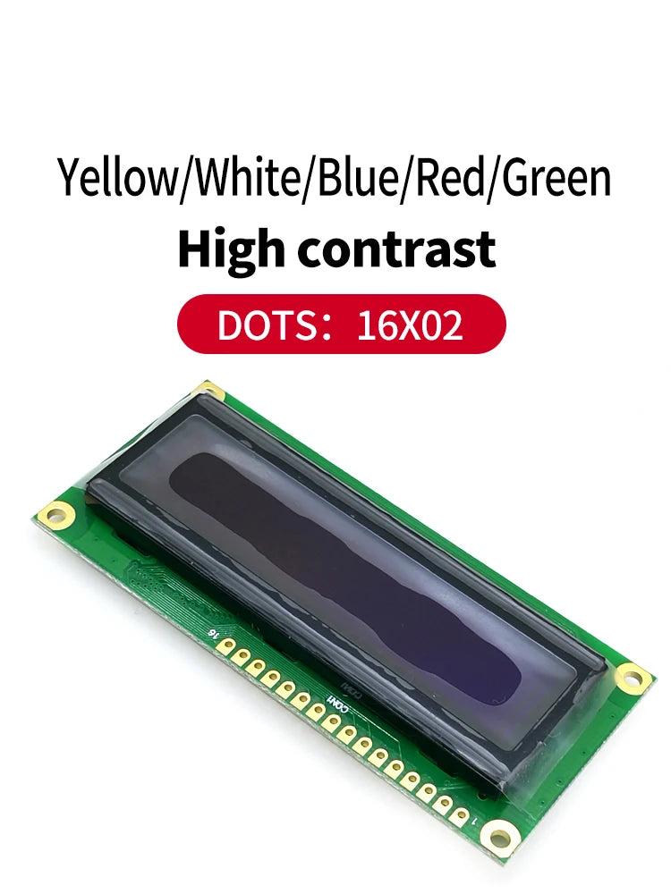 WINSTAR WEH1602A 5V 3.3V 80X36mm 162 LCM COB SPI OLED 1602 Panel 16x2 Character LCD IC Module Display