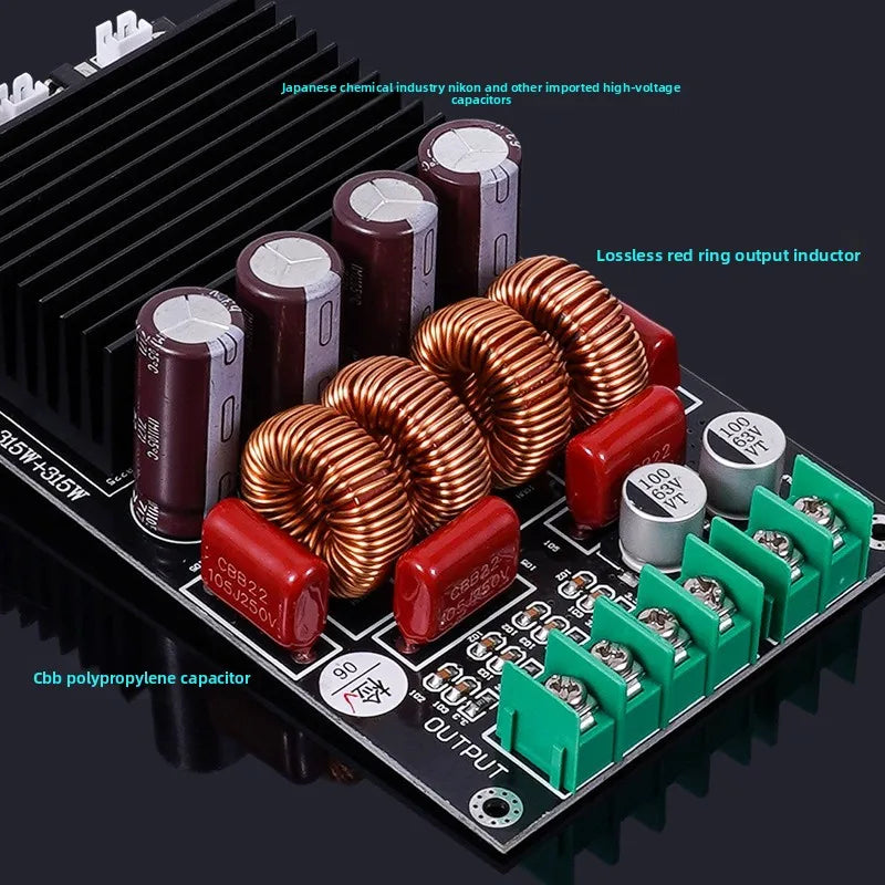 SAMP-100 TPA3255 2x300W 600W Hi-Fi Digital Amplifier Board High Power 2-Channel