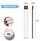 Night light LED Cabinet Light USB Rechargeable Motion Sensor Light Suitable For Kitchen Wardrobe Cabinet Lighting 30cm/40cm/50cm