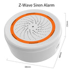 Tuya Zigbee Sound Light Sensor Smart Alarm Siren 90dB App Remote Control Home Security Protection System Siren Alarm