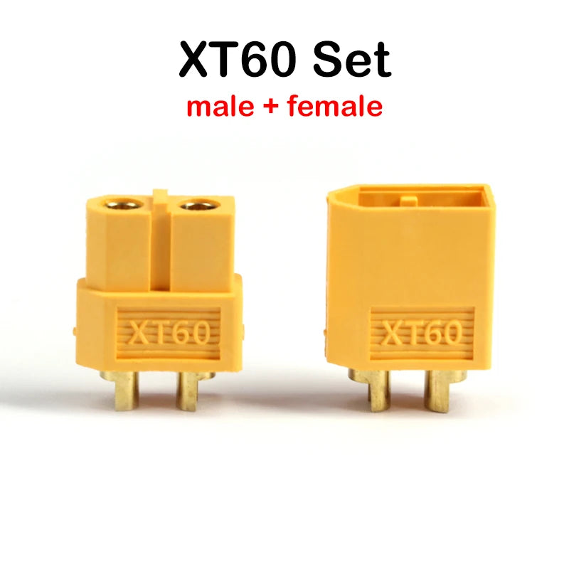 1~100pairs  XT60 XT30 XT90 T-plug Male Female Bullet Connectors Plug Socket for RC FPV Car Lipo Battery Parts