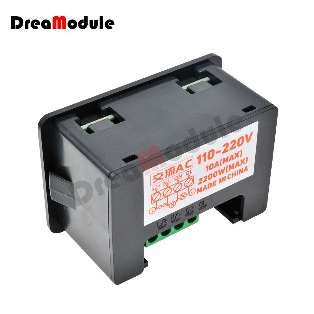 Microcomputer Time Controller DC 12V 24V AC 110V-220V Digital Time Delay Relay LCD Adjustable Timing Relay Time Delay Switch