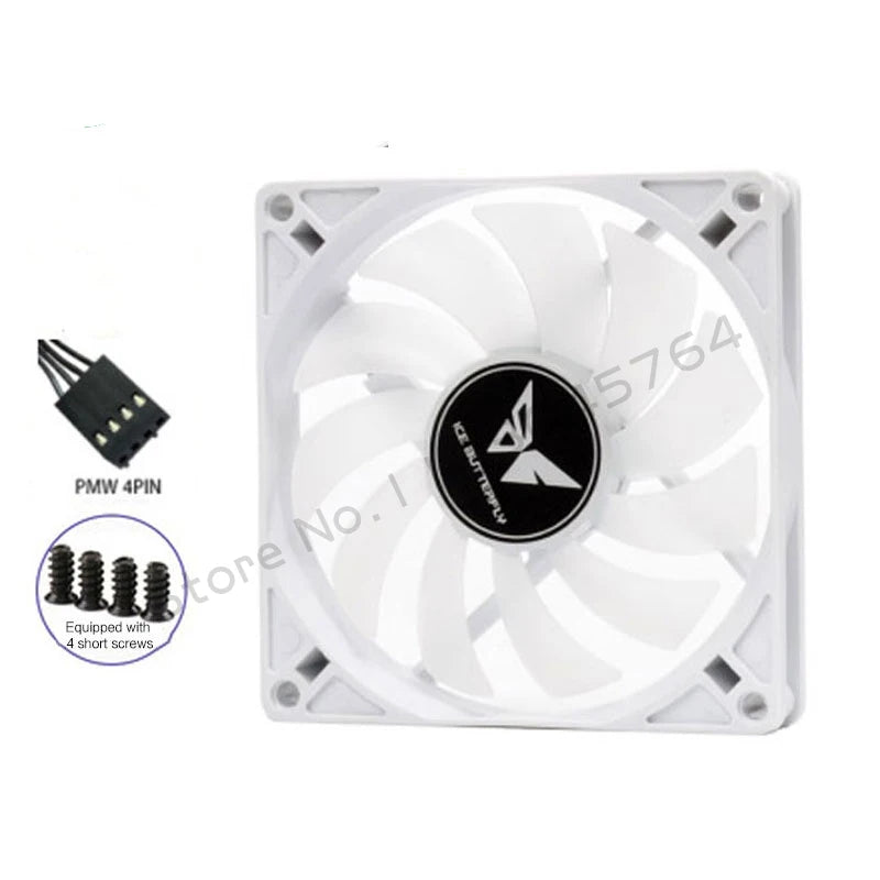 PC Cabinet RGB Fan 9cm Ultra-Thin 9215 9225 15mm 25mm Slim ITX Case Cooler Fans 5V 3Pin ARGB+ 4Pin PWM Control Black White