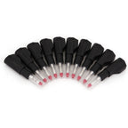 10Pcs 4mm Male Banana Plug Retractable Tube Stackable Solder Connector