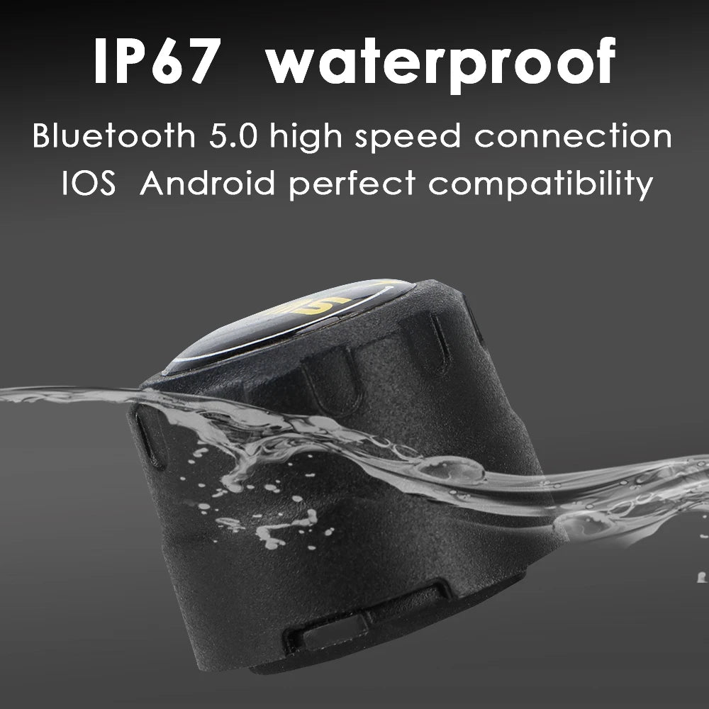 Bluetooth 4.0 5.0 Car Tire Pressure Sensor APP Display Android iOS BLE TPMS Universal External Alarm Tire Pressure Sensors