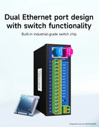 4 Channel Serial Server RS485 RS232 RS422 to Ethernet CDSENET NB144-V2 Series TCP UDP MQTT HTTP Modbus Storage Gateway Watchdog