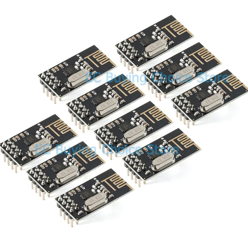 1-10PCS NRF24L01 2.4GHz 2Mbits Wireless Data Transmission RF Transceiver Module Board 1.9-3.6V For Arduino DIY
