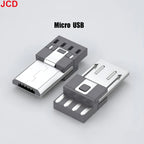 Micro Mini 5P Type-C USB To Dip PCB Converter Adapter 90 Degree Right Angle Breakout Board Repair Welding Socket Connector Port