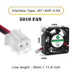 5015/4010/4020 12V&24V Cooling Turbo Fan Brushless 3D Printer Parts 2Pin For Extruder DC Cooler Blower Part Black Plastic Fans