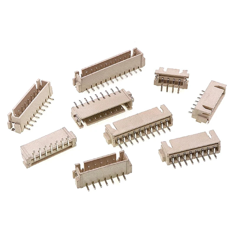 20/50Pcs XH2.54mm 2/3/4/5/6/7/8/9/10 Pin Pin Header Connector SMD Horizontal / Vertical Terminals Wire Socket JST XH Connectors