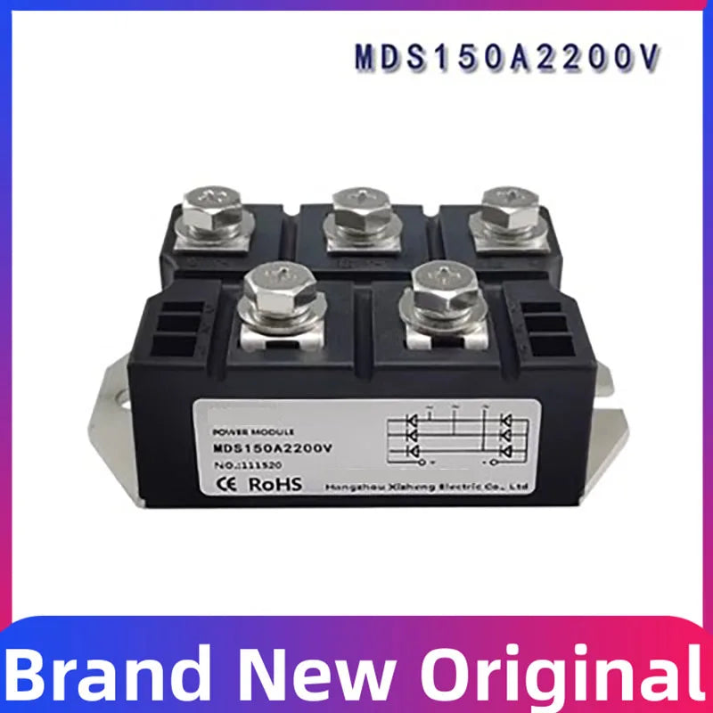 (Type I) Commercial electromagnetic stove MDS100A 150A 160A 200A 250A1600V 2000V 2200V three-phase rectifier bridge module
