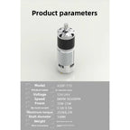 42GP-775 Motor DC Reduction Motor 12V 24V Large Torque Motor Planetary Reduction Planetary Gear Brush 10mm Shaft Diameter