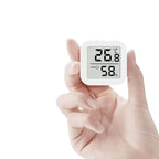 Temperature Gauge Mini LCD Digital Hygrometer: Indoor Room Humidity Meter Sensor Weather Home