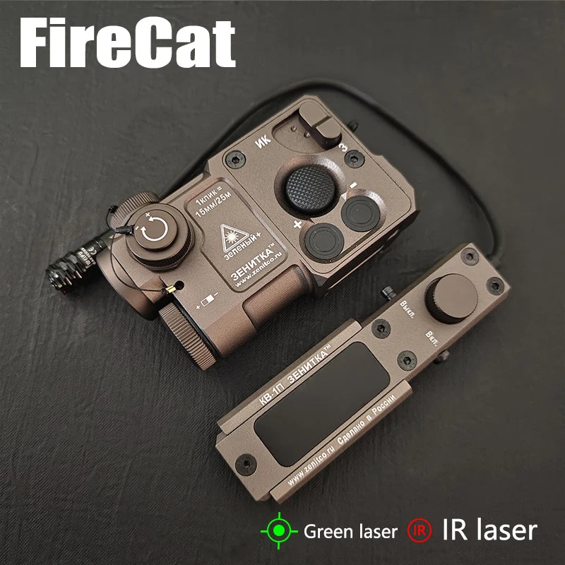 Sotac Full Metal DBAL-A2 Red Green Laser Sight Advance 2 Visible / IR Dual Beam Aiming PEQ-15 Otal Infrared Laser Light Airsoft