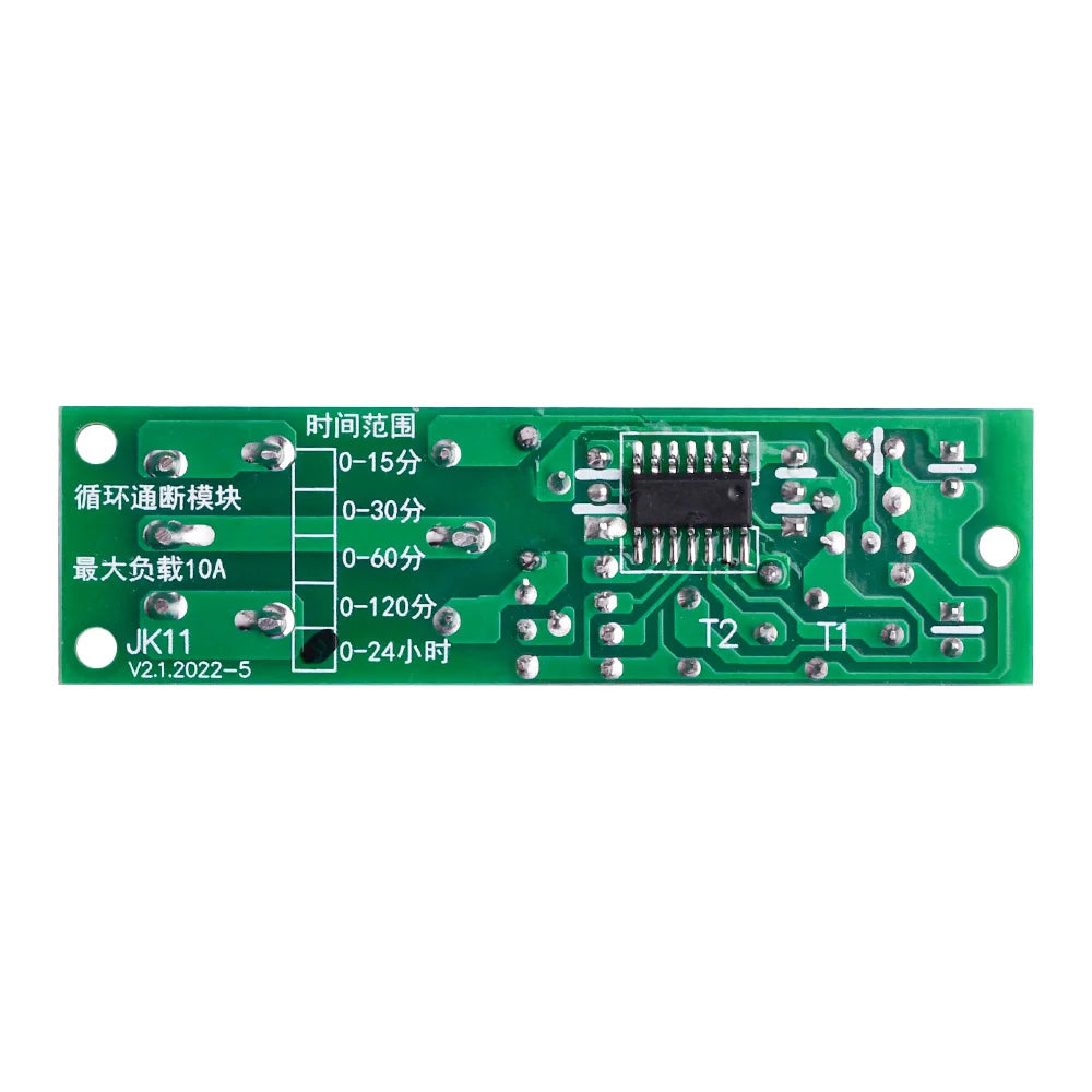 JK11 0-24H Cycle dual-Adjustable Timer Delay On/Off Switch Relay DC 5V 12V 24V Timer Delay Relay Module Electronic Component