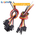 1Set MX3.0mm 43645/43640 Terminal Cable Single Row 2P~6P Small 5557 Male+female Docking Plug Connector with 30CM 22AWG Cable