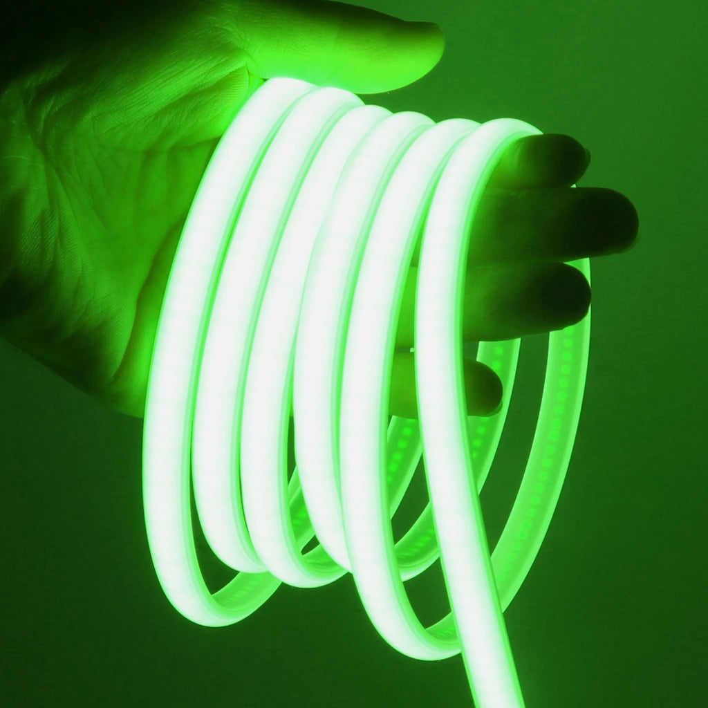 Dimmerable 220V COB Strip Red/Ice Blue/Pink/Yellow/Green/Pink/White 3000K 4000K 6000K Waterproof Flexible Ribbon LED Neon Light