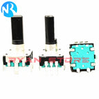 5PCS EC12 Rotary Encoder  360 Degree Audio Encoder Coding 5Pin 24 Position With Push Button Switch Handle 11.5MM 14MM 19MM