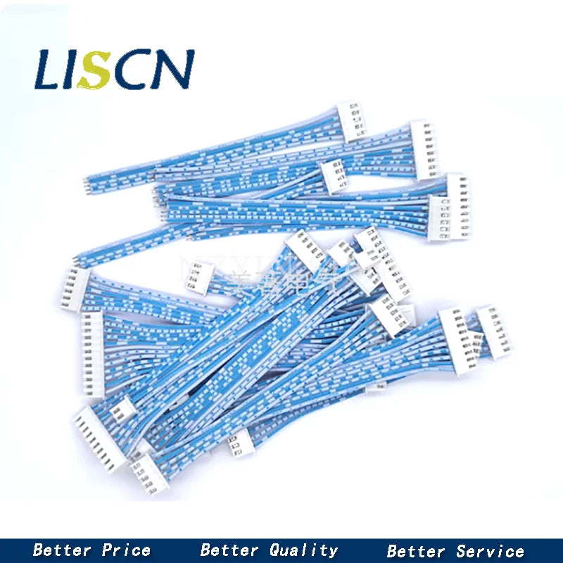 1PCS 50CM 1M 2P/3/4/5/6/8/10/12-20Pin Single/Double Head Wire Cable Connector JST XH2.54 XH 2.54mm White Blue Male Female Plug