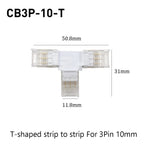 SMD Crystal Joint 2 3 4 5Pin LED Wire Connectors Solderless For 5mm 8mm 10mm Quick Terminal Block Strip Light Wire Connection