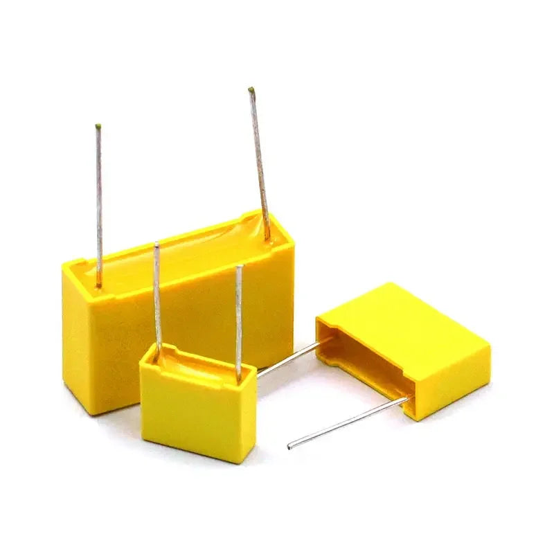 10pcs 275VAC X2 Safety Capacitor 275V 10mm 15mm 22.5mm 27.5mm 0.022UF 0.047UF 0.1UF 0.22UF 0.47UF 0.68UF 1UF Polypropylene Film